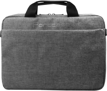 Сумка для ноутбука 14" Portcase KCB-1614 серый нейлон/полиэстер (KCB-1614 GREY)