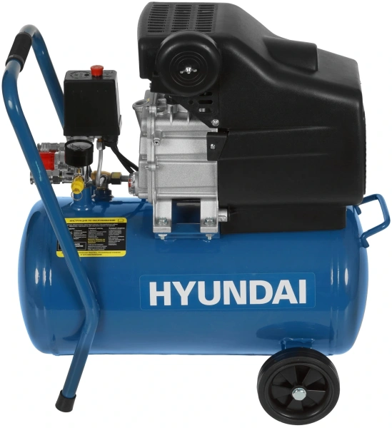 Компрессор поршневой Hyundai HYC 2324 масляный 230л/мин 24л 1500Вт синий/черный