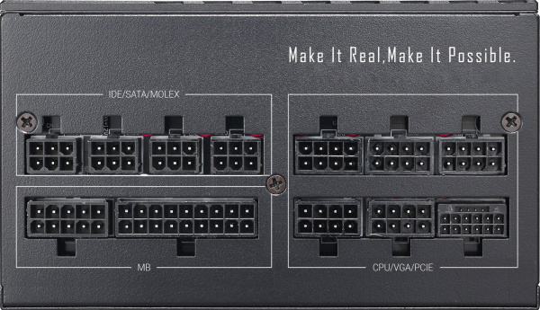 Блок питания Formula ATX 1200W VL-1200G5 MOD Gen.5 80+ gold (20+4pin) APFC 140mm fan lt.blue LED 7xSATA Cab Manag RTL