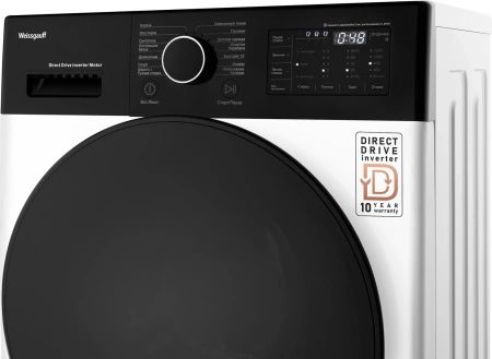 Стиральная машина Weissgauff WM 4926 Direct Drive Inverter класс: A+++ загр.фронтальная макс.:6кг белый инвертер