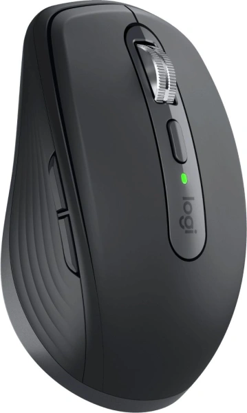 Мышь Logitech MX Anywhere 3S графитовый оптическая 8000dpi silent беспров. BT/Radio USB для ноутбука 5but (910-006938)