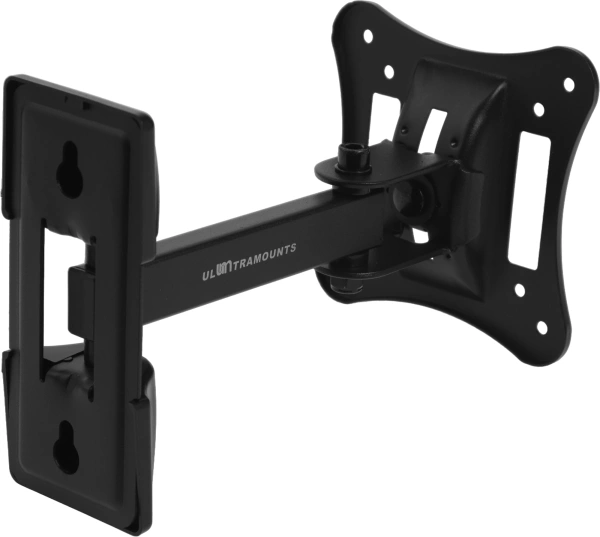 Кронштейн для телевизора Ultramounts UM891 черный 13"-27" макс.15кг настенный поворотно-выдвижной и наклонный