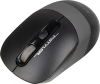 Мышь A4Tech Fstyler FG10S черный/серый оптическая (2000dpi) silent беспроводная USB для ноутбука (4but)