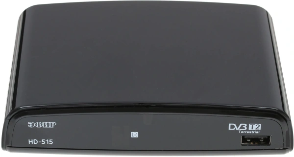 Ресивер DVB-T2 Сигнал Эфир HD-515 черный