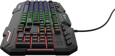 Клавиатура Оклик 700G Dynasty черный USB Multimedia for gamer LED