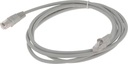 Патч-корд Buro LSZH UTP cat5E 2м серый RJ-45 (m)-RJ-45 (m) (UTP-5E-2M-G-LSZH)