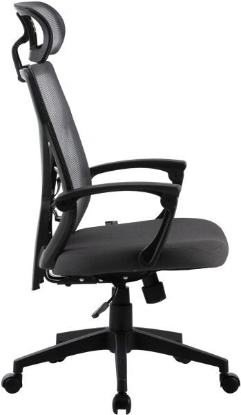 Кресло Cactus CS-MC414-GY черный/серый сетка/ткань