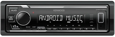 Автомагнитола Kenwood KMM-105M 1DIN 4x50Вт USB 2.0 AUX 3 RDS