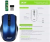 Мышь Acer OMR031 черный/синий оптическая 1600dpi беспров. USB 4but (ZL.MCEEE.008)