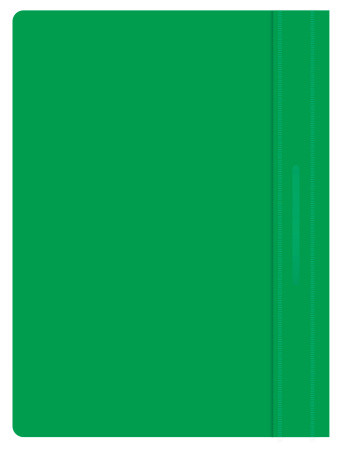 Папка-скоросшиватель Buro -PSE20BU/GRN A4 прозрач.верх.лист пластик зеленый 0.11/0.13