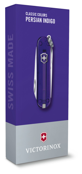 Нож перочинный Victorinox Classic Persian Indigo (0.6223.T29G) 58мм 7функц. карт.коробка