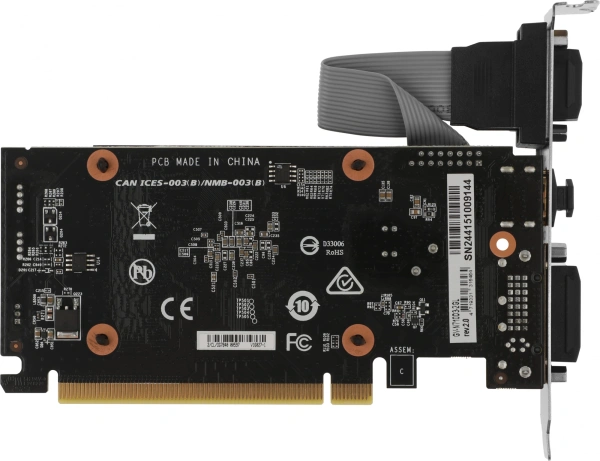 Видеокарта Gigabyte PCI-E GV-N710D3-2GL 2.0 NVIDIA GeForce GT 710 2Gb 64bit DDR3 954/1600 DVIx1 HDMIx1 CRTx1 HDCP Ret low profile
