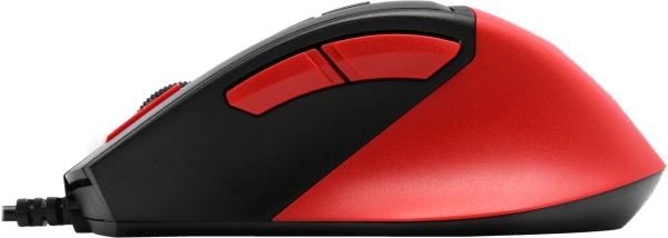 Мышь A4Tech Fstyler FM45S Air красный/черный оптическая (2400dpi) silent USB (7but)