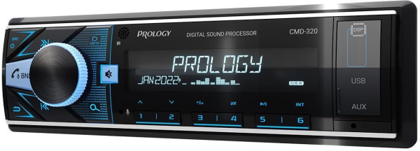 Автомагнитола Prology CMD-320 1DIN 4x55Вт v4.2 ПДУ RDS (PRCMD320)