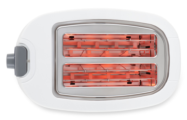 Тостер Hyundai HYT-2301 800Вт белый/серый