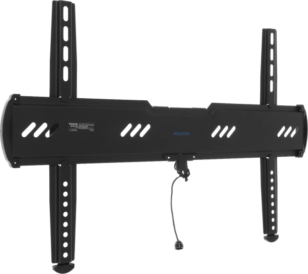 Кронштейн для телевизора Kromax Ultra Slim-100 черный 32"-90" макс.55кг настенный фиксированный