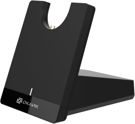 Наушники с микрофоном Оклик HS-L700 черный накладные BT оголовье (1978708)