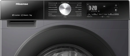 Стиральная машина Hisense WF3S7021BB класс: A загр.фронтальная макс.:7кг черный инвертер