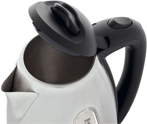 Чайник электрический Scarlett SC-EK21S20 1.8л. 1600Вт черный/серебристый (корпус: металл)