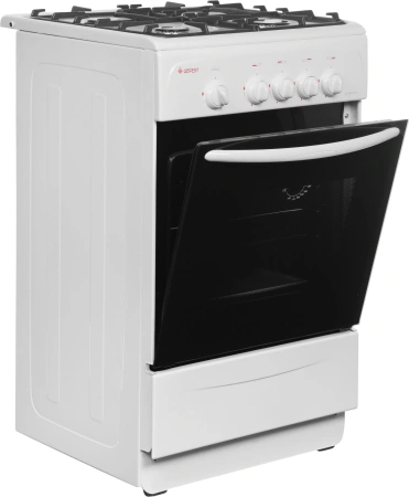 Плита Газовая Gefest CG 50М02 К73 белый (без крышки) реш.чугун