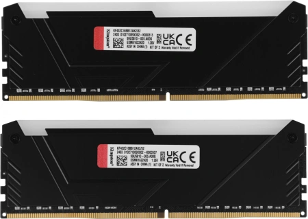 Память DDR4 2x16GB 3200MHz Kingston KF432C16BB12AK2/32 Fury Beast RGB RTL Gaming PC4-25600 CL16 DIMM