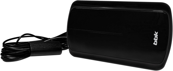 Антенна телевизионная BBK DA37 28дБ активная черный