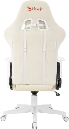 Кресло игровое A4Tech Bloody GC-570 белый сиденье белый с подголов. крестов. пластик пластик белый