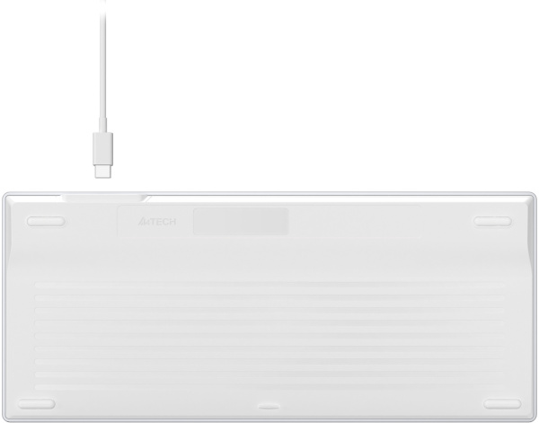 Клавиатура A4Tech Fstyler FX61 белый USB slim LED (FX61 WHITE)