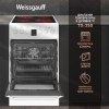 Плита Электрическая Weissgauff WES 2V16 WE Premium Line белый стеклокерамика (без крышки)