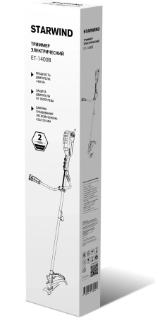 Триммер электрический Starwind ET-1400B 1400Вт разбор.штан. реж.эл.:леска/нож