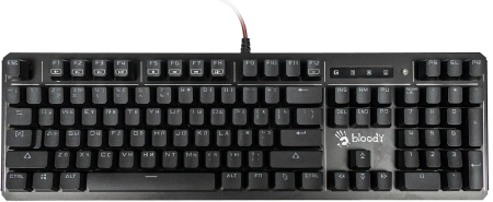 Клавиатура A4Tech Bloody B975 механическая черный USB Multimedia for gamer LED (подставка для запястий)