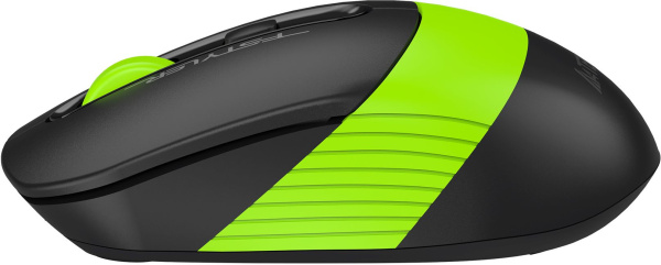Мышь A4Tech Fstyler FG10CS Air черный/зеленый оптическая (2000dpi) silent беспроводная USB для ноутб
