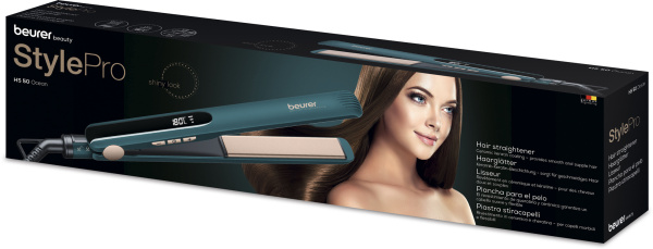 Выпрямитель Beurer HS50 Ocean 52Вт бирюзовый макс.темп.:200С покрытие:керамико-кератиновое (594.00)