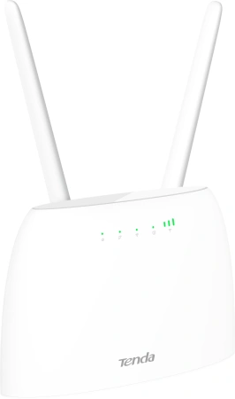 Роутер беспроводной Tenda 4G06 N300 10/100BASE-TX/3G/4G cat.4 белый