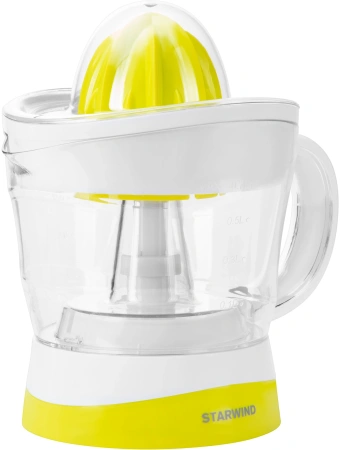 Соковыжималка цитрусовая Starwind SJ 1121 30Вт рез.сок.:700мл. желтый/прозрачный