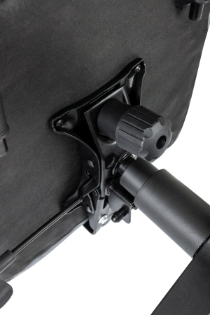 Кресло руководителя Бюрократ CH-868N-BF серый эко.кожа крестов. пластик подст.для ног