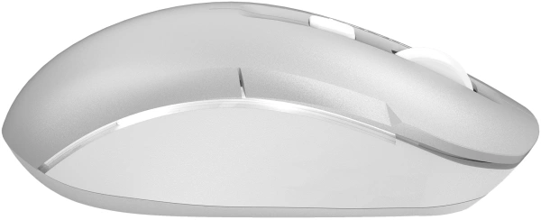 Мышь A4Tech Fstyler FB26CS Air2 серебристый/белый оптическая (2000dpi) silent беспроводная BT/Radio