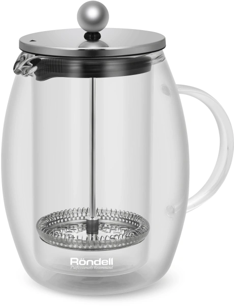 Френч-пресс Rondell Calypso RDS-1822 1л прозрачный