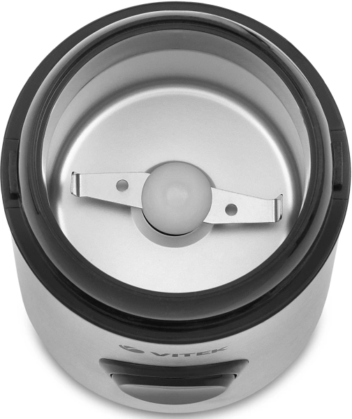 Кофемолка Vitek VT-7123 150Вт сист.помол.:ротац.нож вместим.:50гр стальной