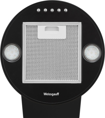 Вытяжка каминная Weissgauff Tubus 700 PB BL черный управление: кнопочное (1 мотор)