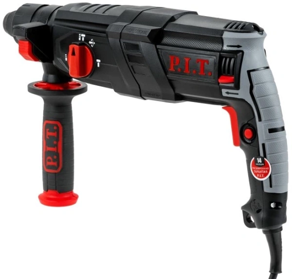 Перфоратор P.I.T. PBH28-C5 патрон:SDS-plus уд.:3.2Дж 1050Вт (кейс в комплекте)