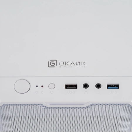 Корпус Оклик OCC-MN302F белый без БП mATX 1xUSB2.0 1xUSB3.0 audio