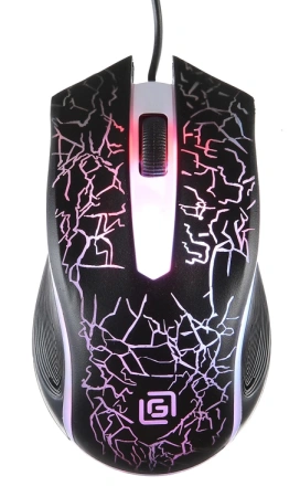 Мышь Оклик 395M SHADOW черный оптическая (1500dpi) USB для ноутбука (3but)
