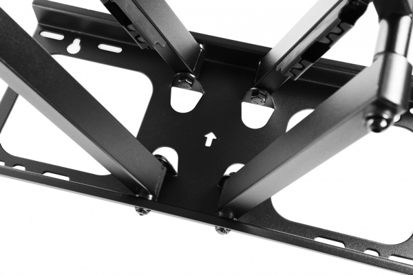 Кронштейн для телевизора Ultramounts UM913 черный 37"-90" макс.75кг настенный поворотно-выдвижной и наклонный