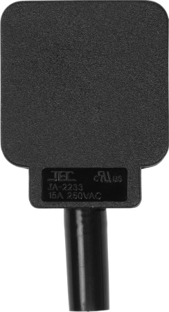 Вилка Lanmaster LAN-IEC-320-C14/90 угловая