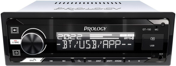 Автомагнитола Prology GT-150 1DIN 4x55Вт v4.2 ПДУ (PRGT150)