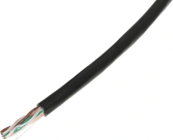 Кабель информационный ITK LC3-C5E04-139 кат.5E U/UTP 4X2X24AWG LDPE внешний 305м черный