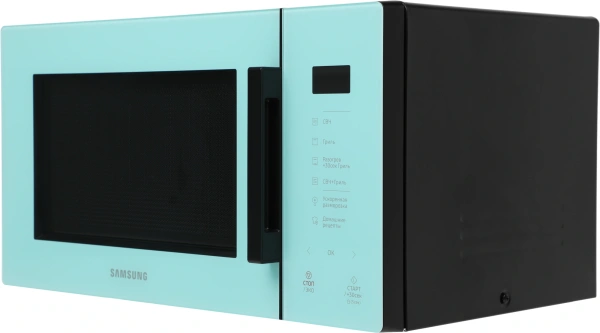 Микроволновая Печь Samsung MG23T5018AN/BW 23л. 800Вт мятный/черный