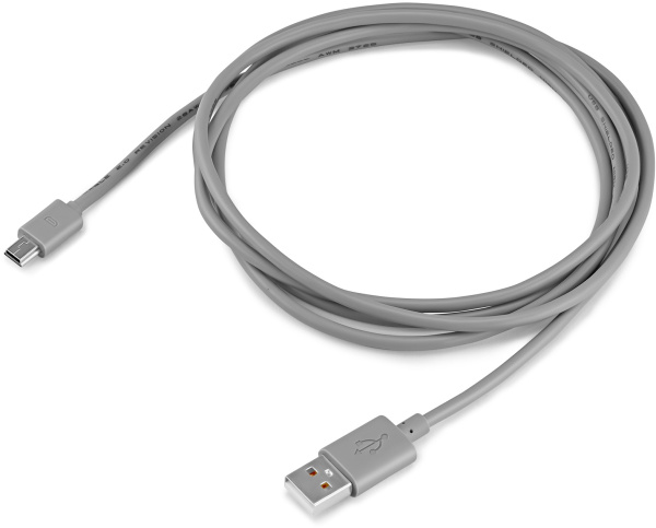 Кабель Buro BHP RET USB_MINI18 USB (m)-mini USB (m) 1.8м серый