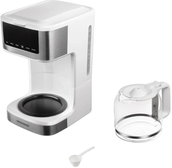 Кофеварка капельная Redmond CM712 900Вт белый